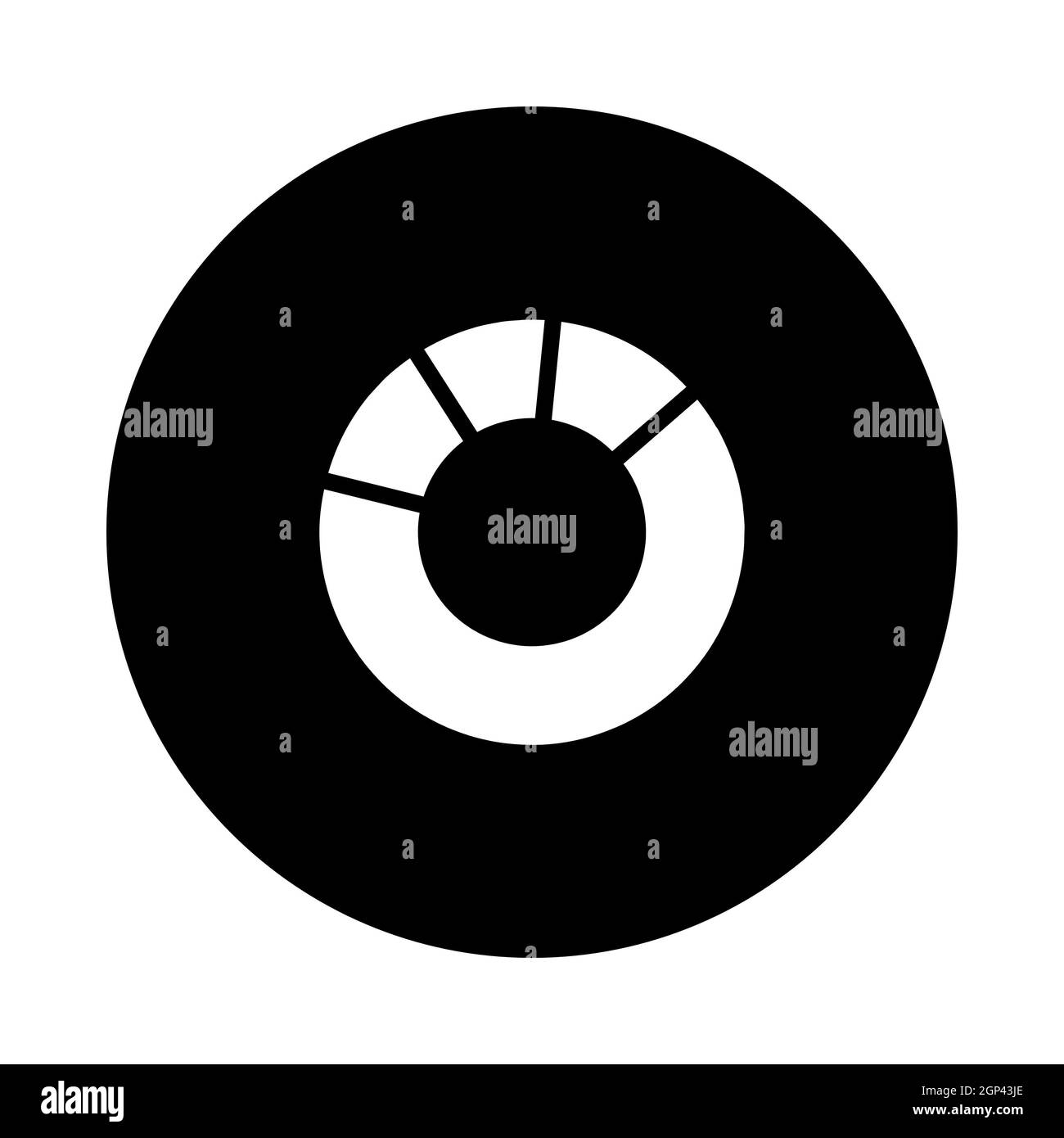 Pie chart and circle Stock Photo - Alamy