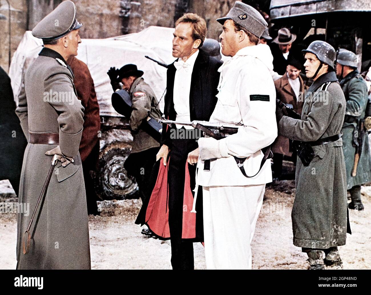 COUNTERPOINT, Charlton Heston (center), 1967 Stock Photo Alamy