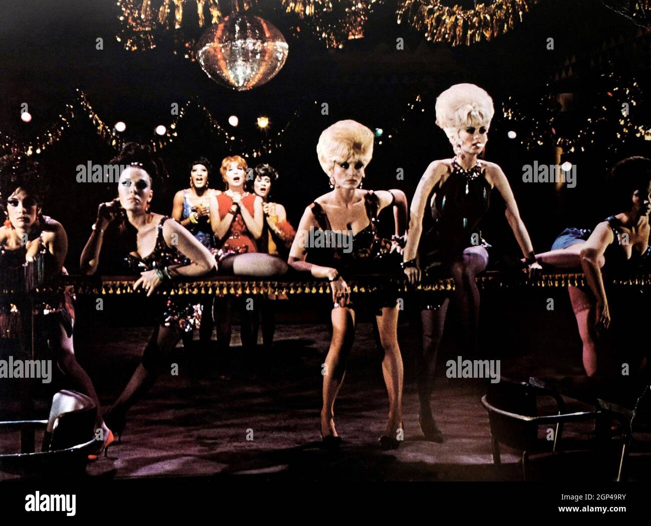 SWEET CHARITY, from left, background, Paula Kelly, Shirley MacLaine ...
