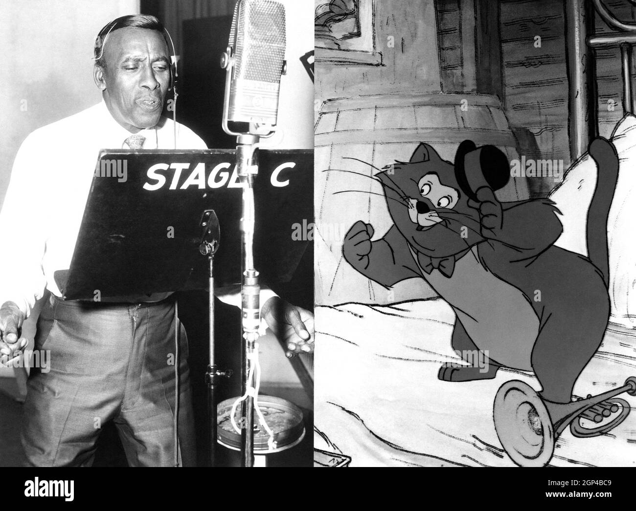 THE ARISTOCATS, Scatman Crothers, (voice of Scat Cat), 1970. ©Walt Disney Pictures/courtesy Everett Collection Stock Photo