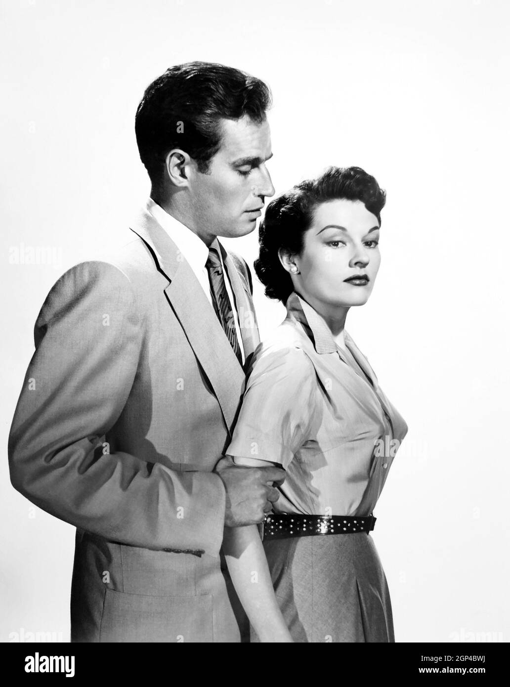 BAD FOR EACH OTHER, from left, Charlton Heston, Dianne Foster, 1953 ...