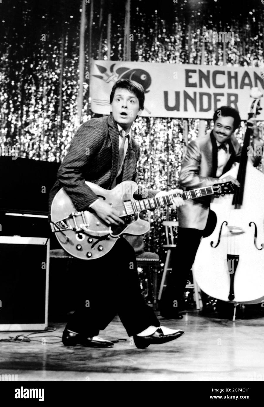 BACK TO THE FUTURE, from left, Michael J. Fox, Granville 'Danny' Young