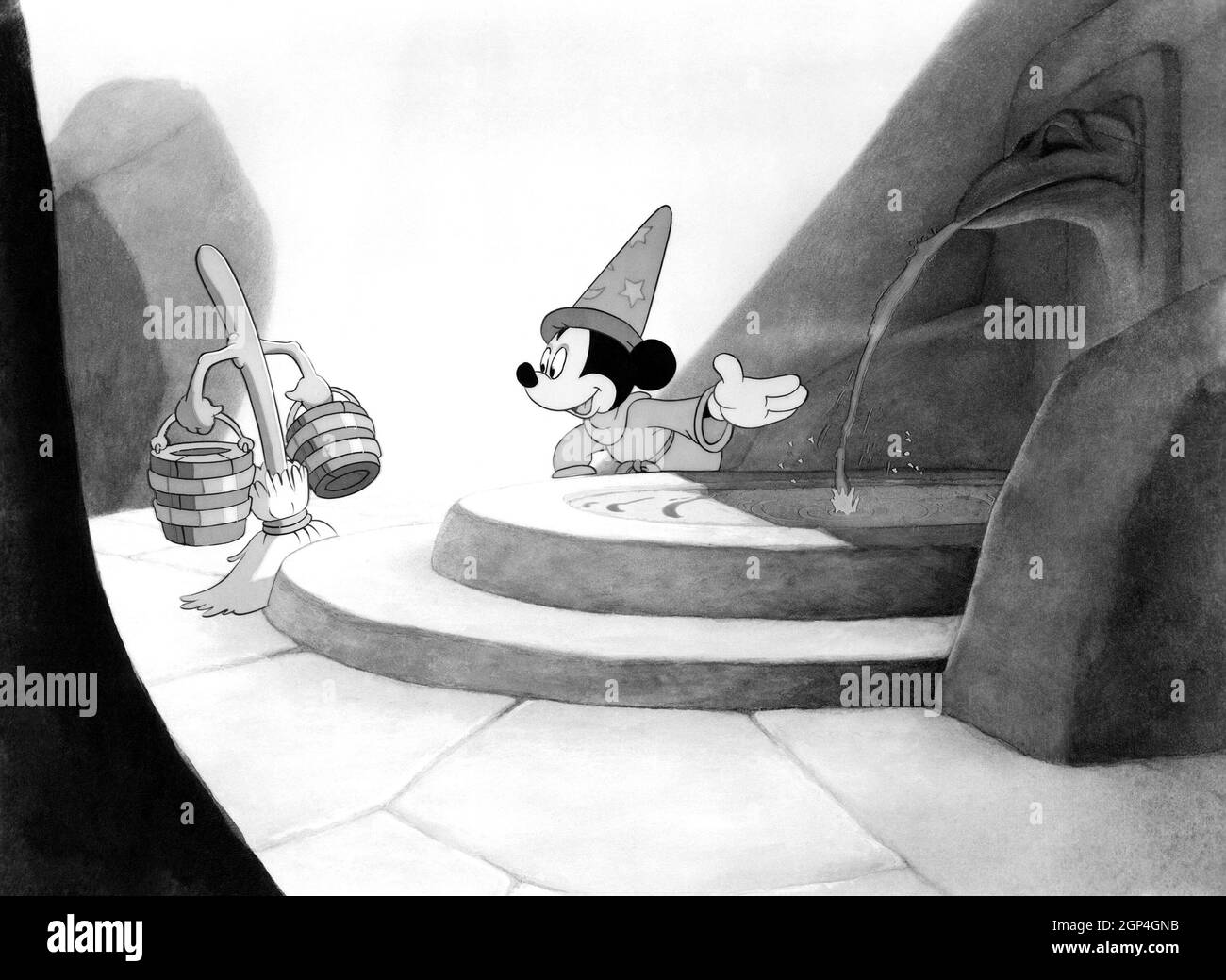 FANTASIA, Mickey Mouse, 'The Sorcerer's Apprentice,' 1940. ©Walt Disney