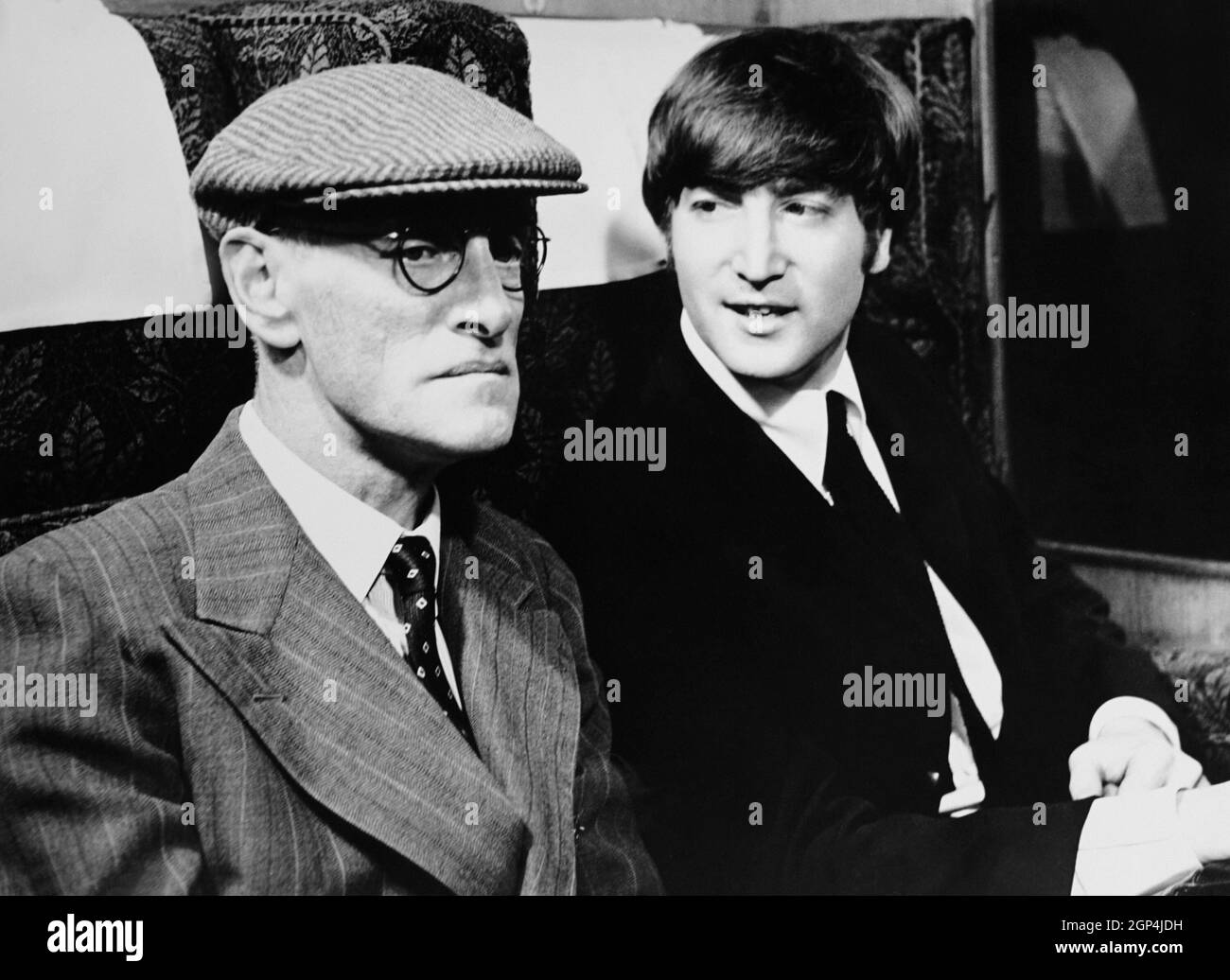 A HARD DAY'S NIGHT, from left: Wilfrid Brambell, John Lennon, 1964 ...
