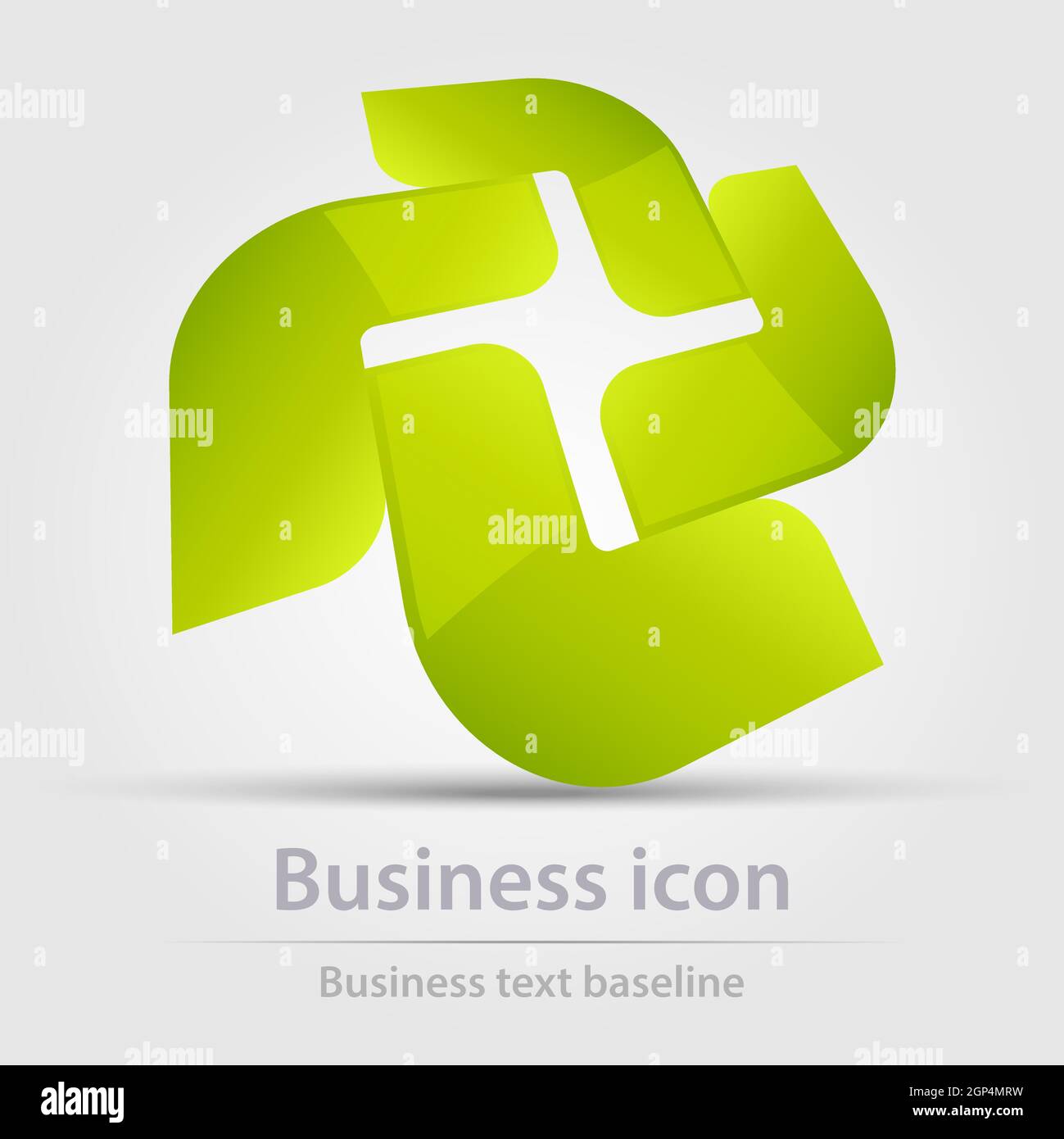 Originally designed color abstract vector business icon for creative design tasks Stock Vector