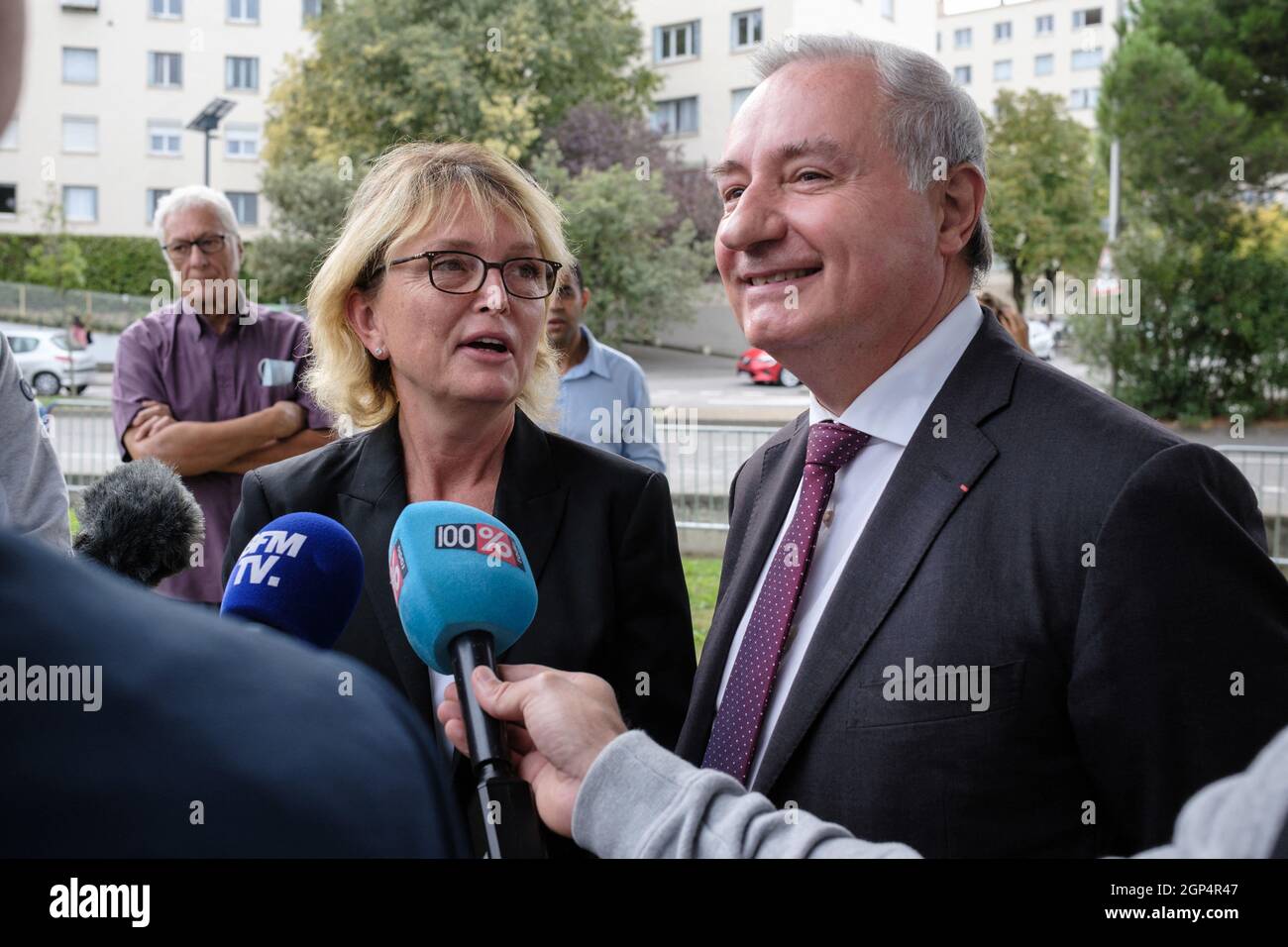 Toulouse, France. 28th Sep, 2021. JeanLuc Moudenc, mayor of the city