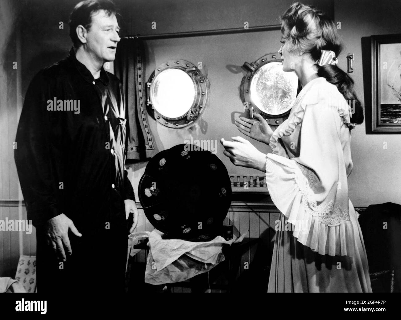 NORTH TO ALASKA, from left, John Wayne, Capucine, 1960, TM & Copyright