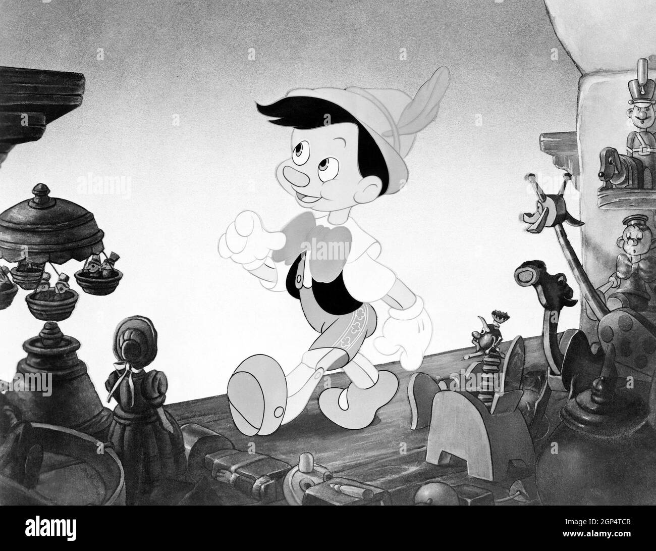 PINOCCHIO, Pinocchio (voiced by Dickie Jones), 1940. ©Walt Disney  Productions/courtesy Everett Collection Stock Photo - Alamy