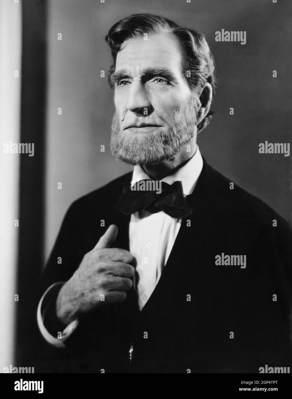 THE PLAINSMEN, Frank McGlynn Sr. as Abraham Lincoln, 1936 Stock Photo