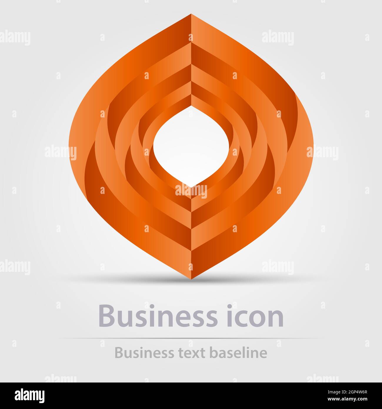 Originally designed color abstract vector business icon for creative design tasks Stock Vector