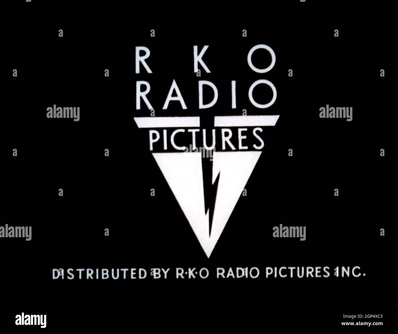 RKO Radio Pictures logo, ca. 1953 Stock Photo Alamy