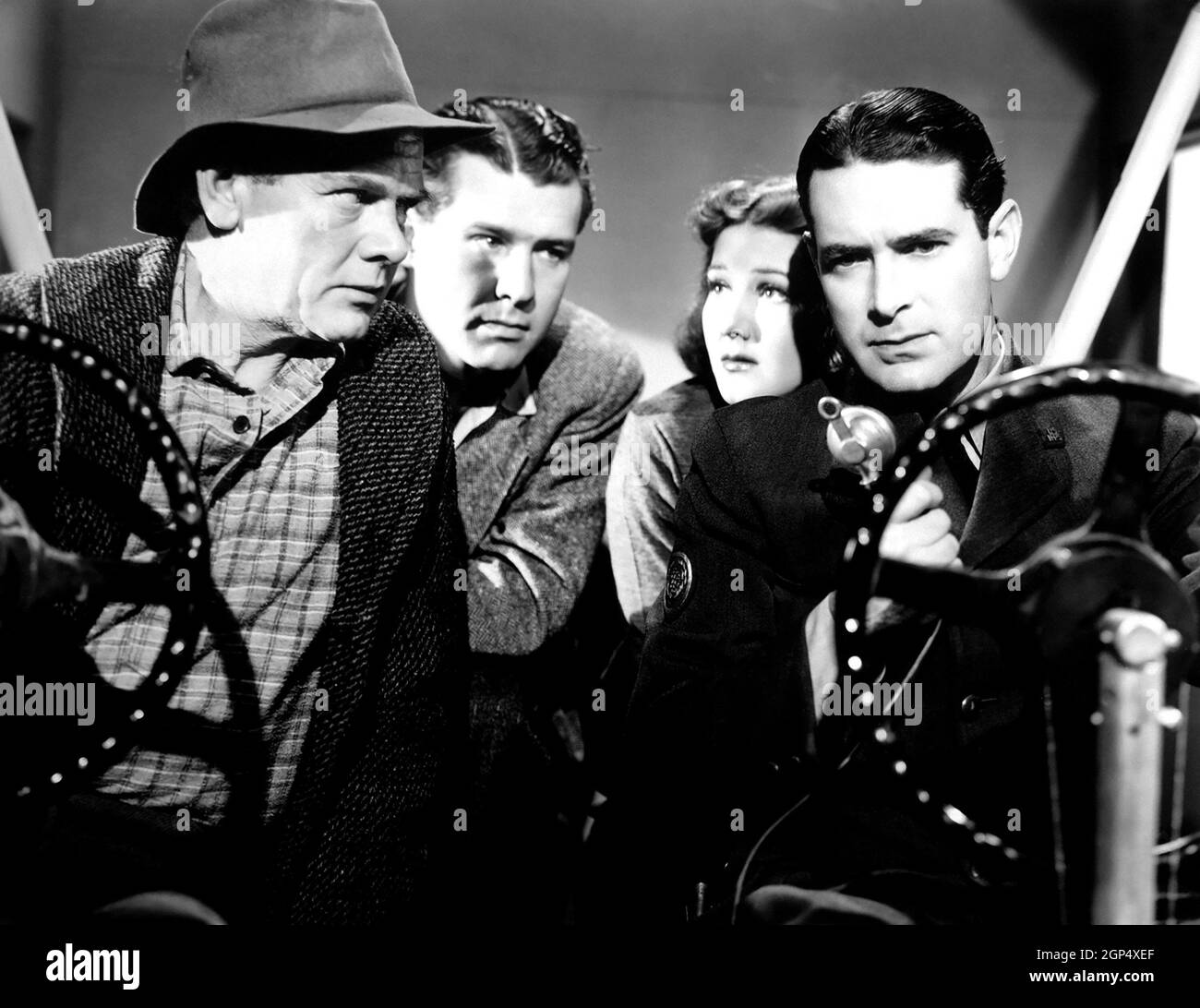 ROMANCE OF THE REDWOODS, from left, Charles Bickford, Gordon Oliver, Jean  Parker, Lloyd Hughes, 1939 Stock Photo - Alamy