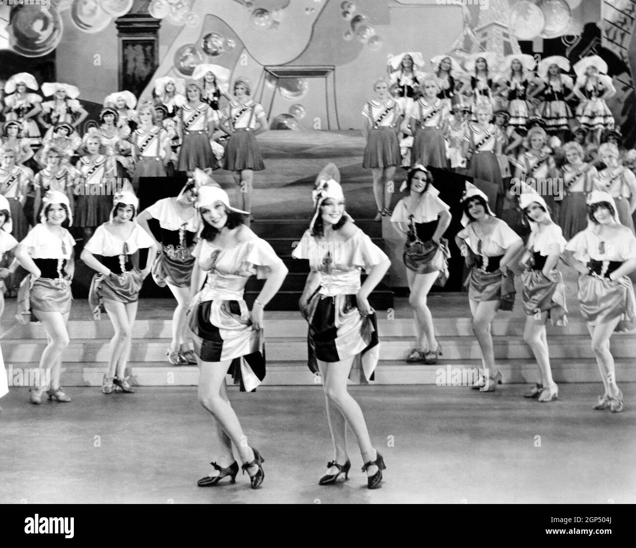 SHOW OF SHOWS, from left, front, Sally Blane, Loretta Young, 1929 Stock ...