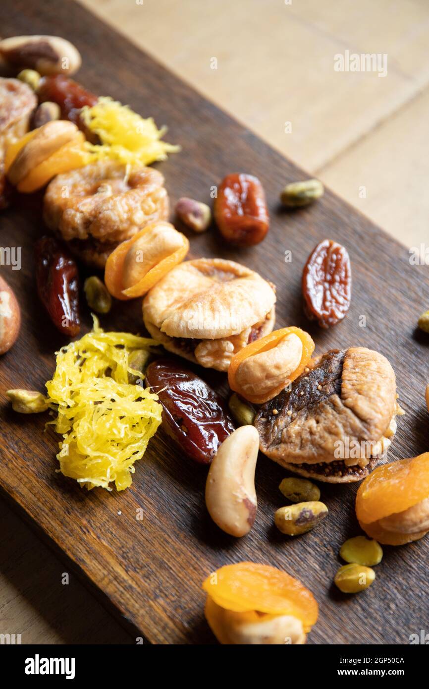 dried fruit and nuts Stock Photo Alamy