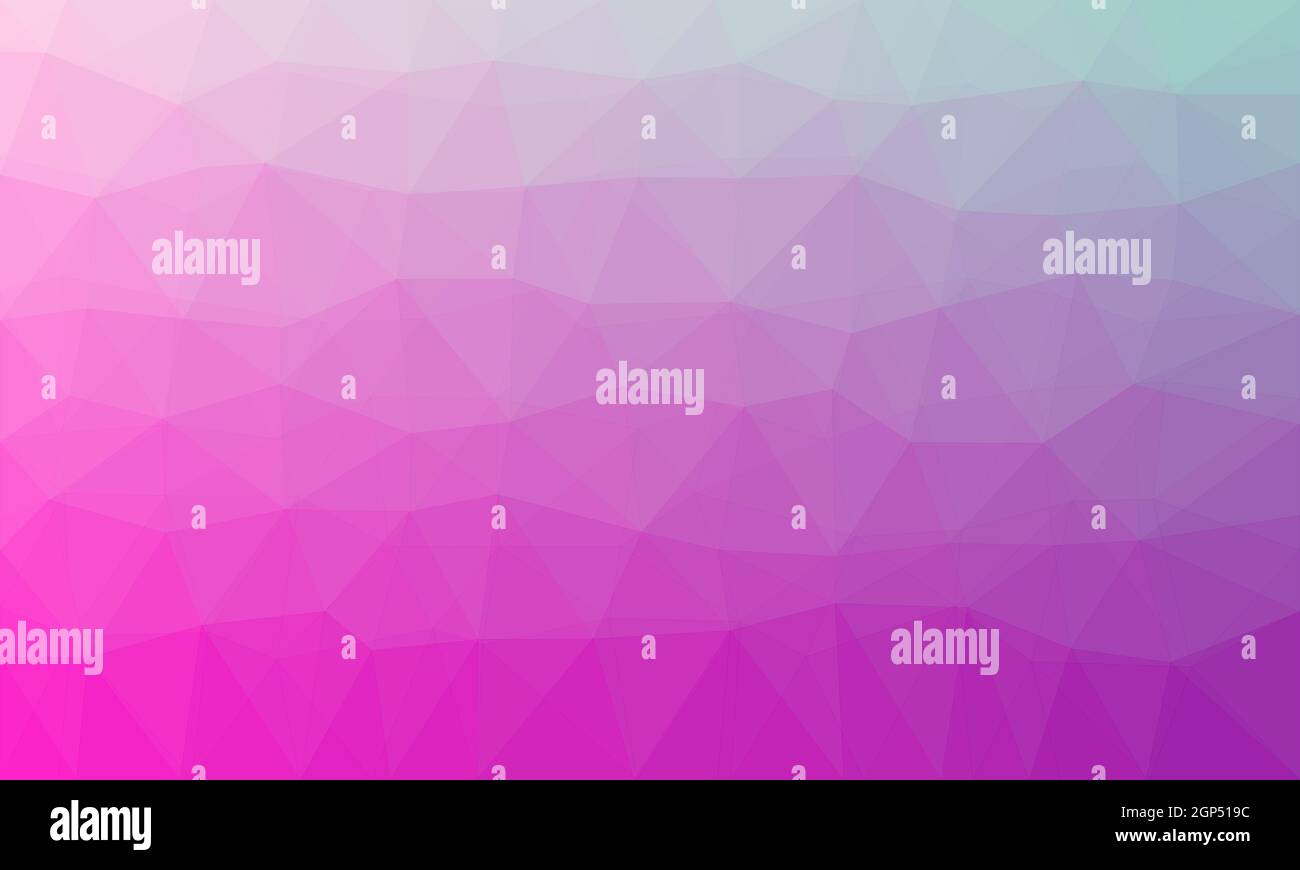 Abstract pink polygonal or triangular pattern background. Stock Photo