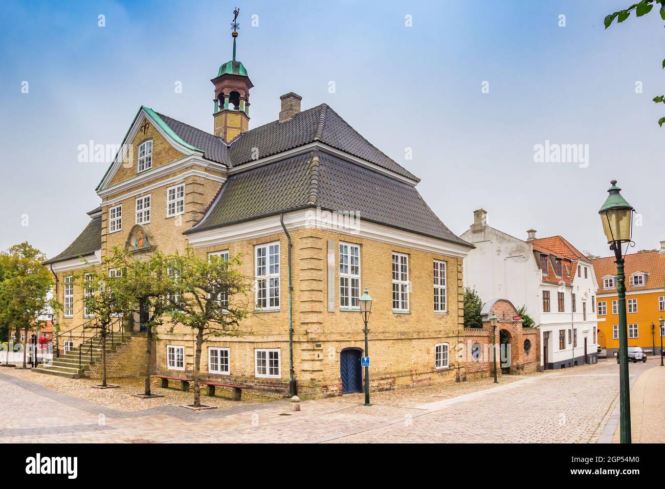 Skovgaard museum on the hstoric market square of Viborg, Denmark Stock Photo