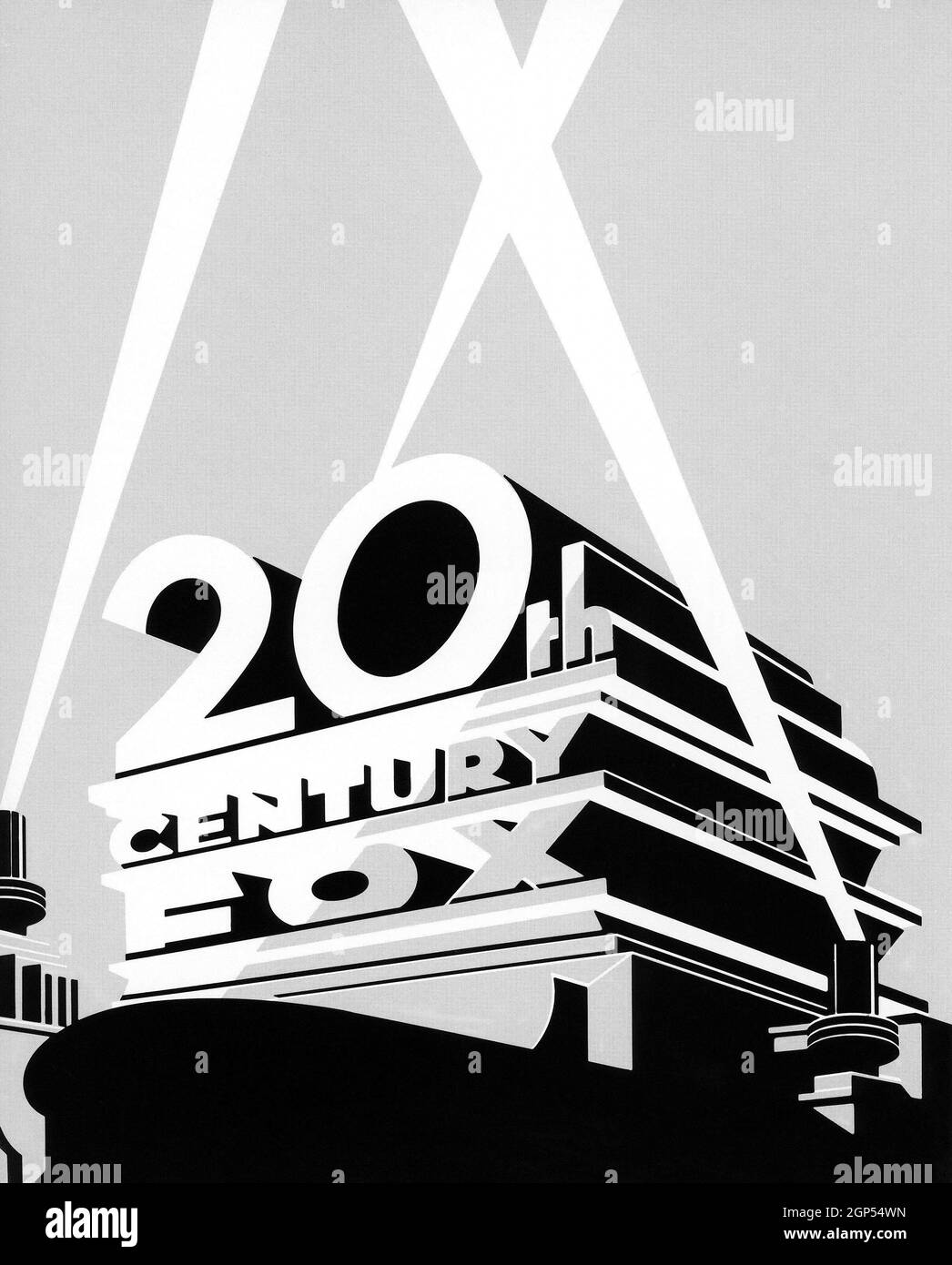 20th century fox logo Black and White Stock Photos & Images - Alamy