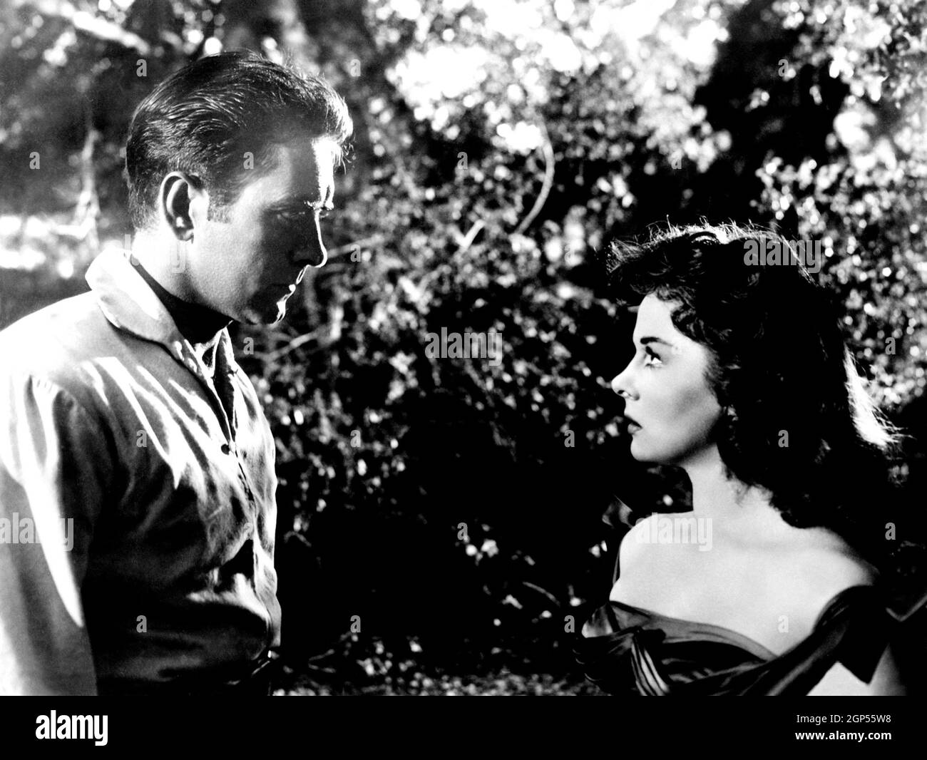 UNTAMED, from left, Tyrone Power, Susan Hayward, 1955, TM and Copyright