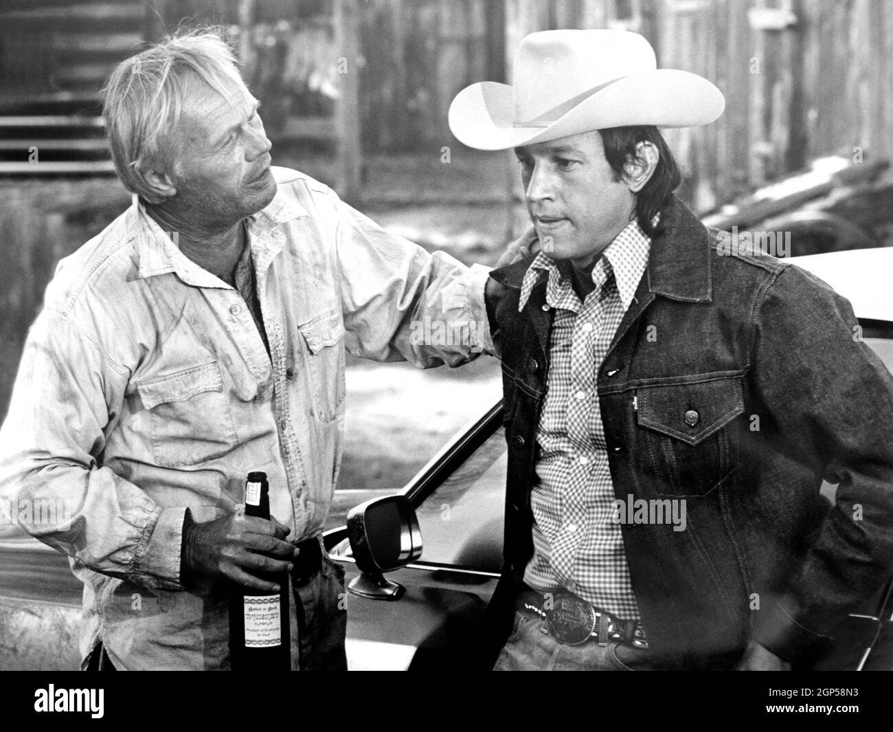 WHEN THE LEGENDS DIE, from left, Richard Widmark, Frederic Forrest