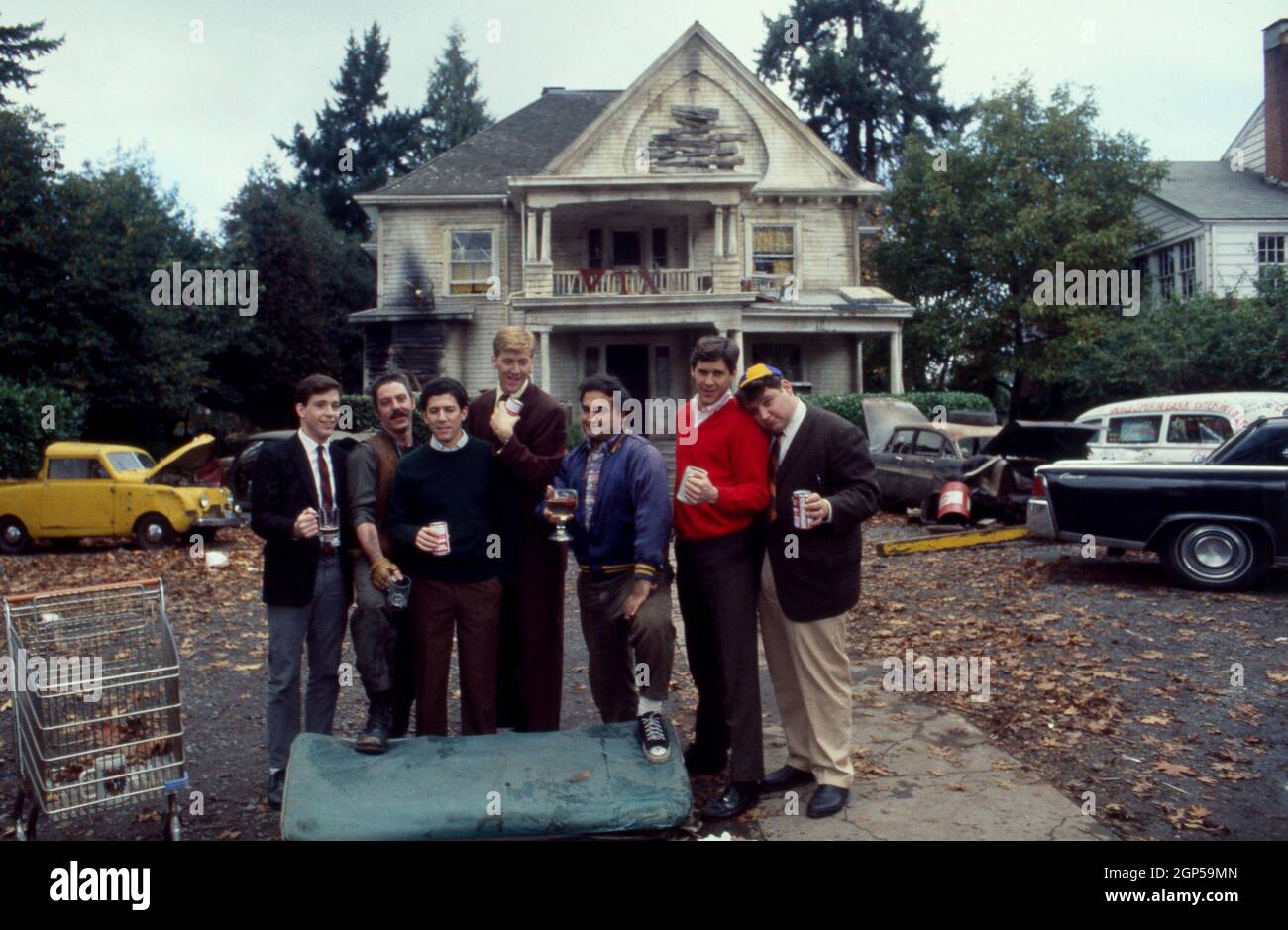 NATIONAL LAMPOON'S ANIMAL HOUSE, Delta Tau Chi Frat house members from