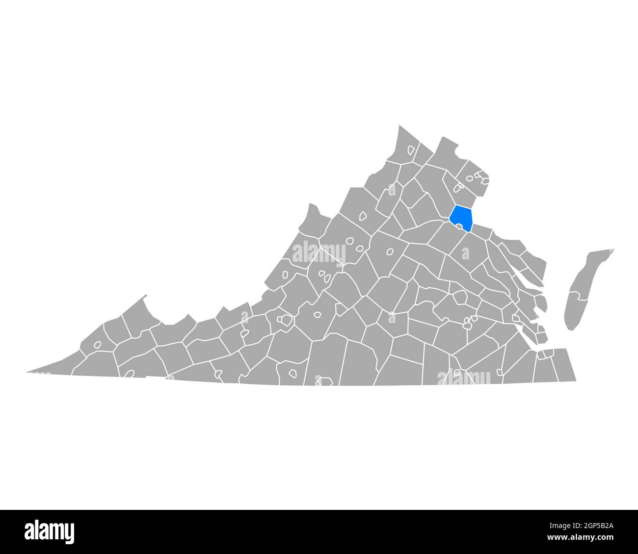 Map of Stafford in Virginia Stock Photo - Alamy