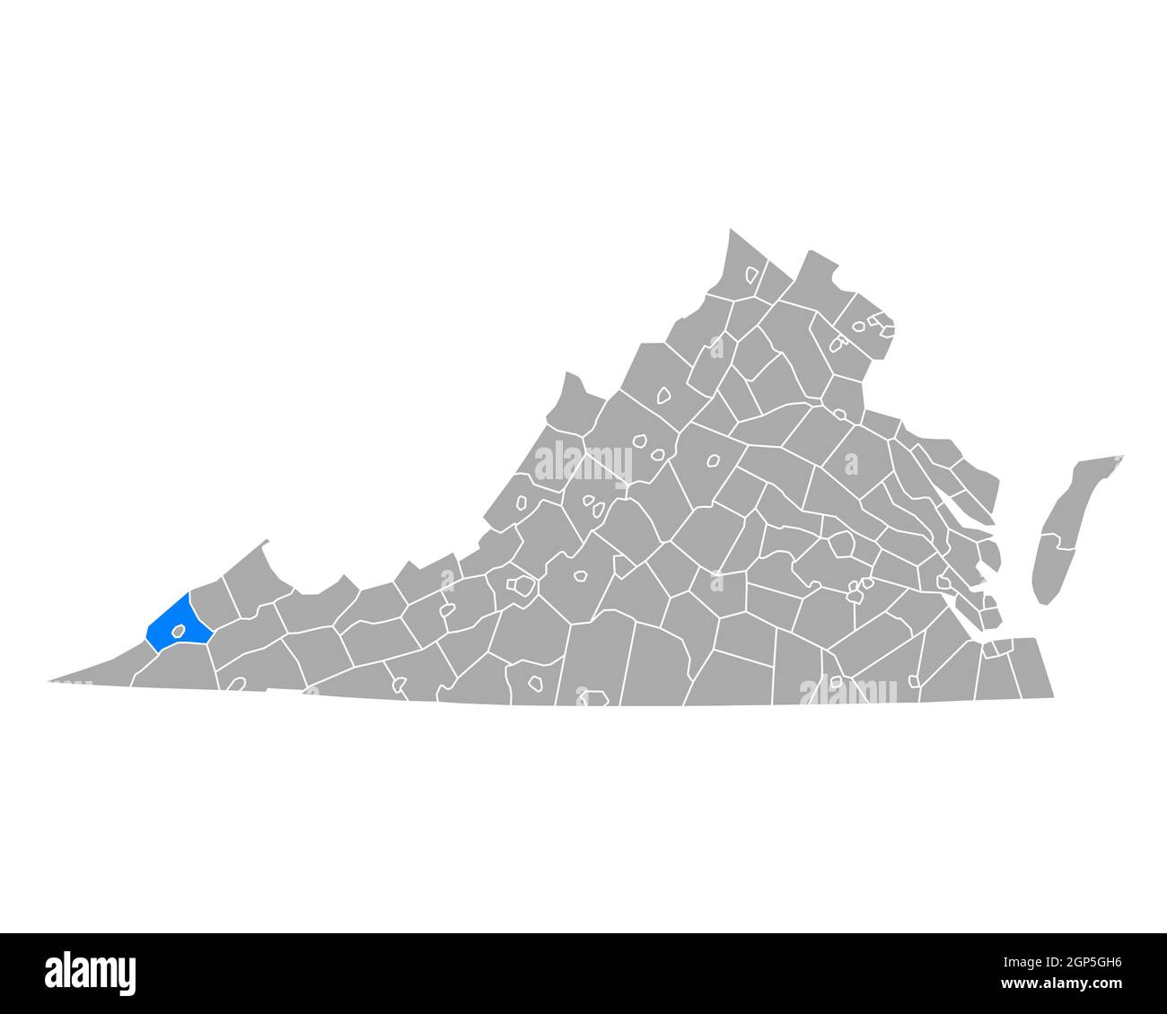 Wise virginia map Cut Out Stock Images & Pictures Alamy