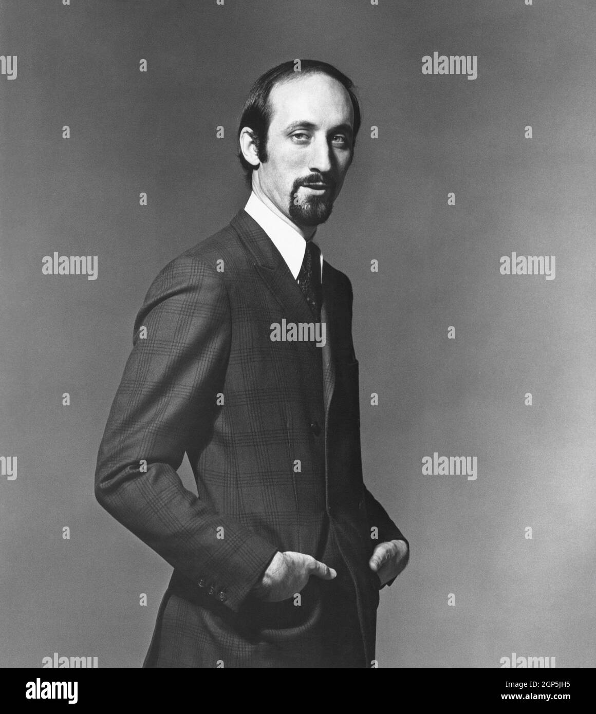 Folk singer Noel Paul Stookey of the band Peter, Paul and Mary, circa 1960s. Stock Photo