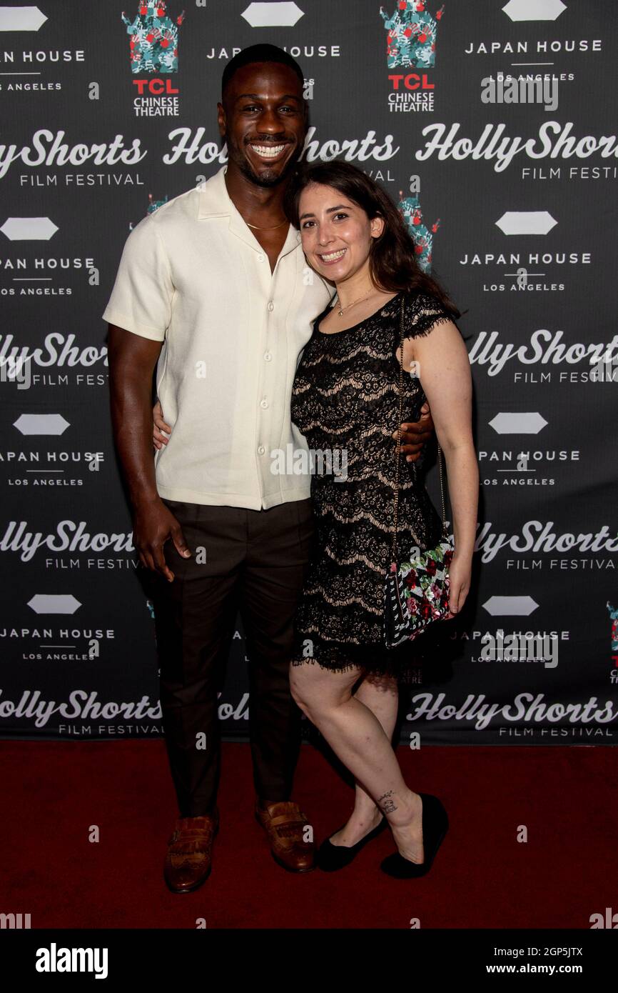 Los Angeles, USA. 27th Sep, 2021. Marchant Davis, Maggie Herskowitz attend  The 17th Annual HollyShorts Second Filmakers red carpet at TCL Chinese  Theater, Los Angeles, CA on September 27, 2021 Credit: Eugene