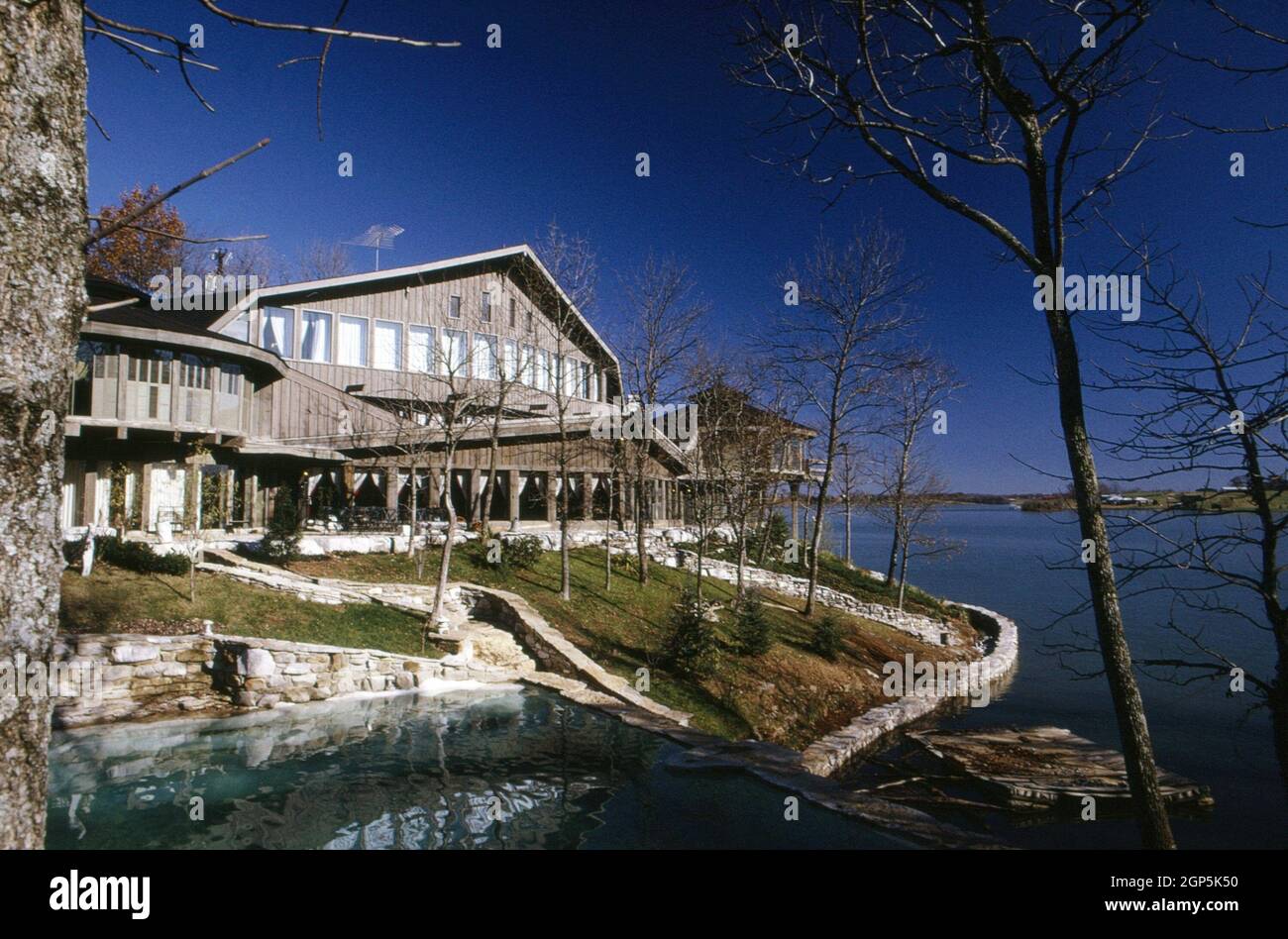The home of Johnny Cash and wife June Carter Cash in Hendersonville, TN