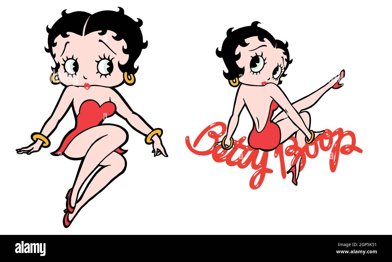 Betty Boop, 1930s animated character Stock Photo - Alamy