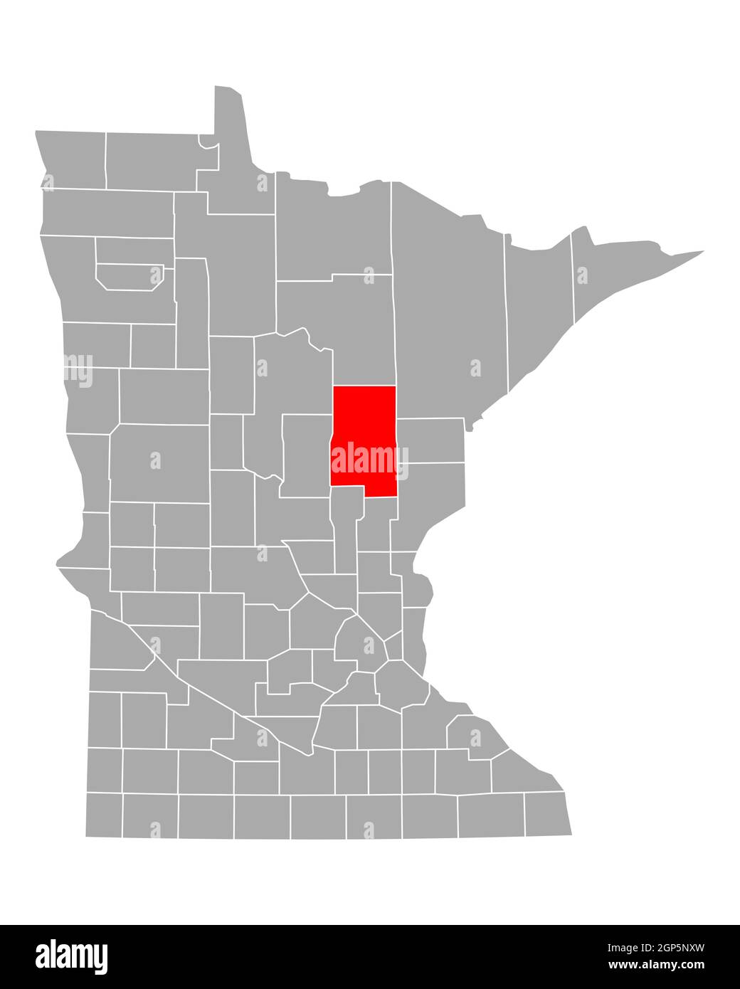 Map of Aitkin in Minnesota Stock Photo Alamy