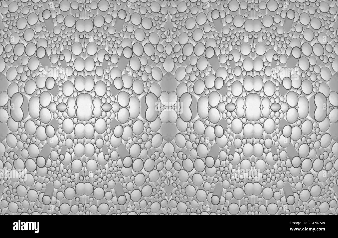 Circles motif modern geoemtric seamless pattern design Stock Photo