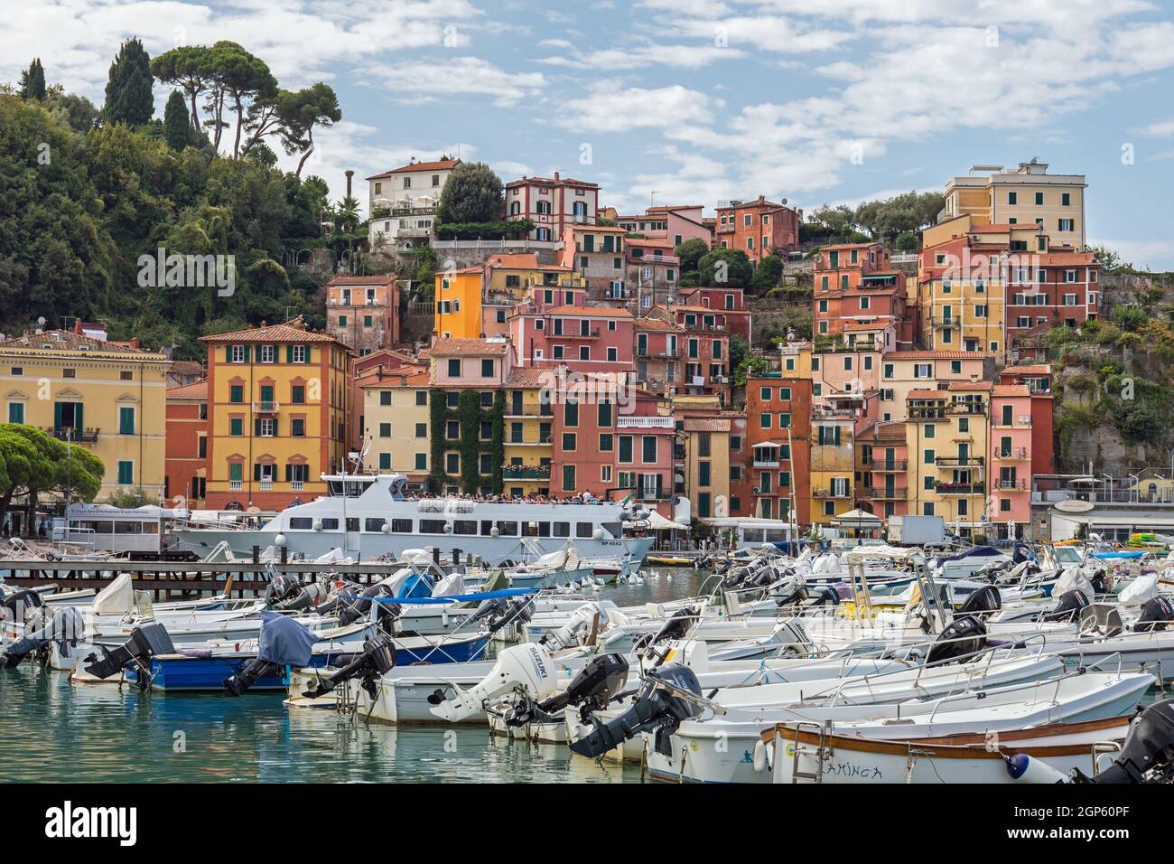 Italian town Lerici, Province of La Spezia, Liguria, Italy Stock Photo