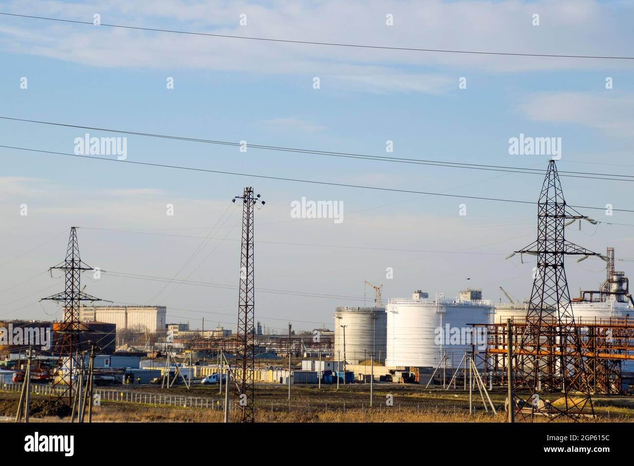 Refinery. Reservoirs for storage of refinery products. Rectification ...