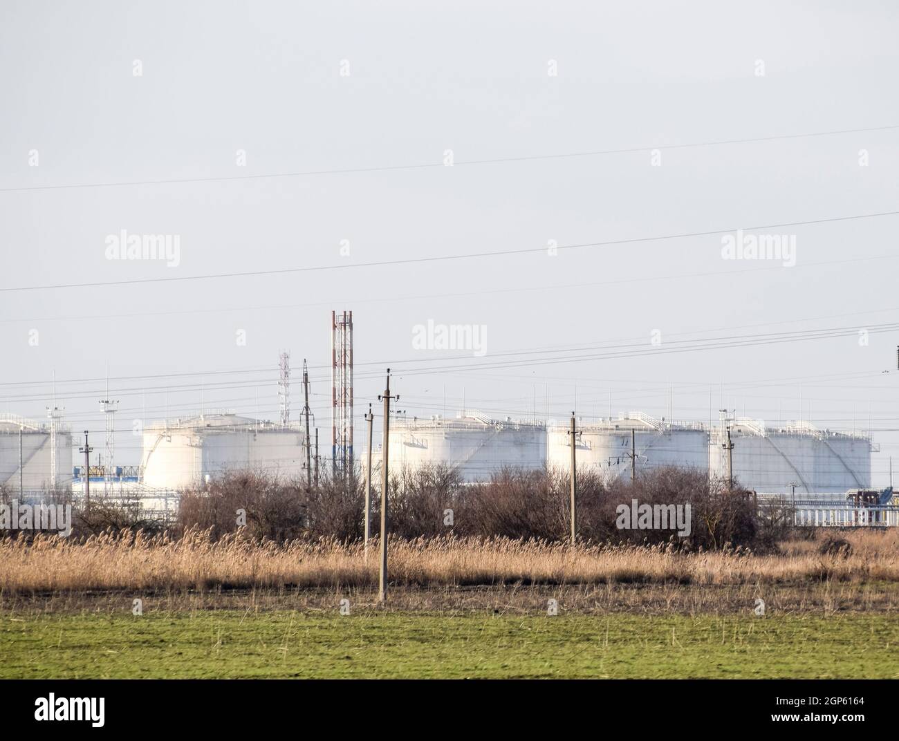 Refinery. Reservoirs for storage of refinery products. Rectification ...