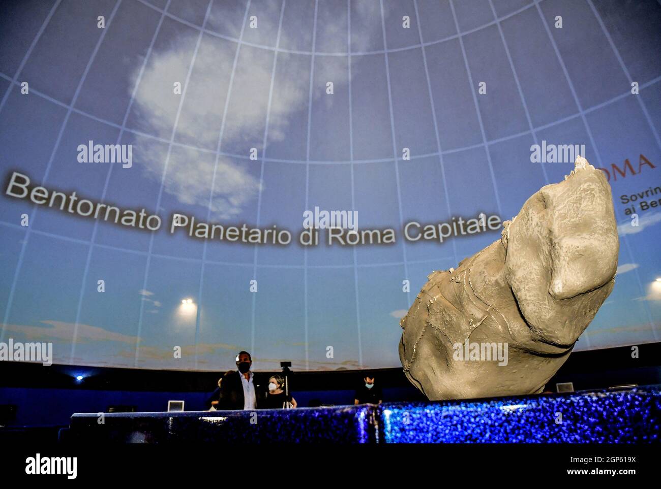 Planetarium Rome Rome, Italy. 28th Sep, 2021. Rome, The Planetarium of Rome reopens to ...