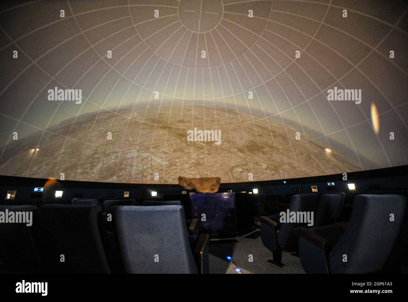 Planetarium Rome Rome, Italy. 28th Sep, 2021. Rome, The Planetarium of Rome reopens to ...