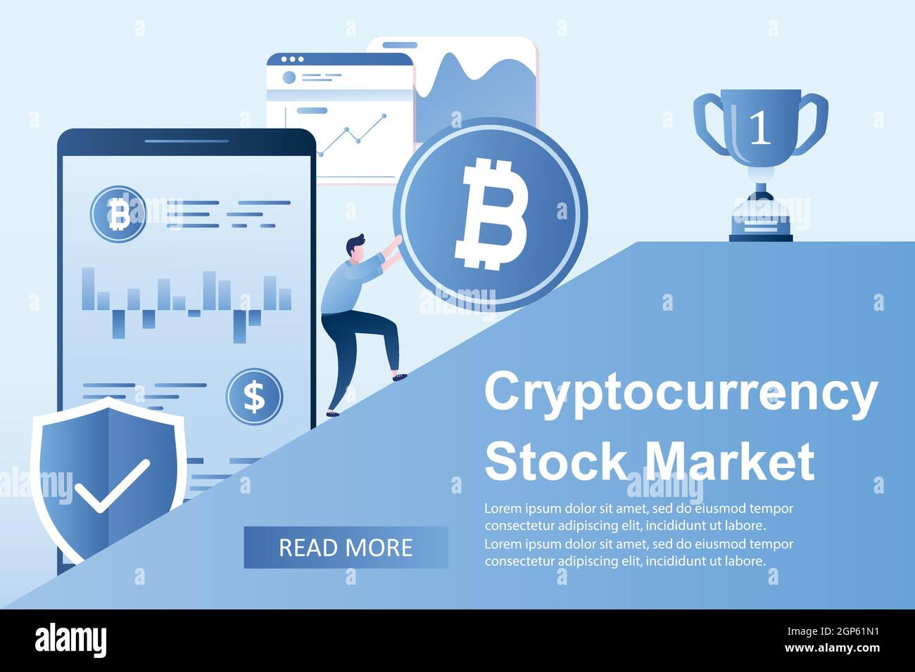 Crypto victory Stock Vector Images Alamy