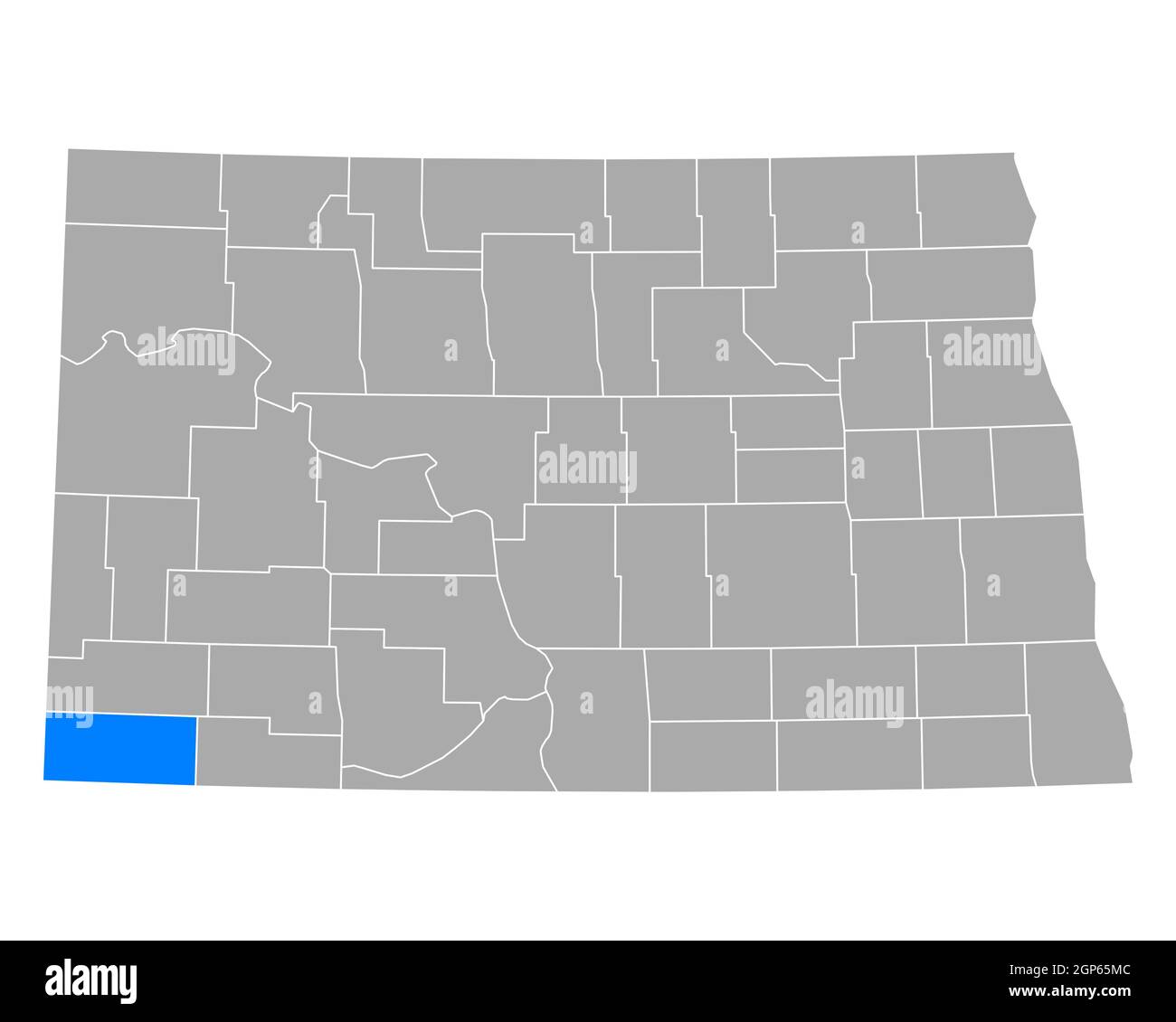 Bowman north dakota map hires stock photography and images Alamy