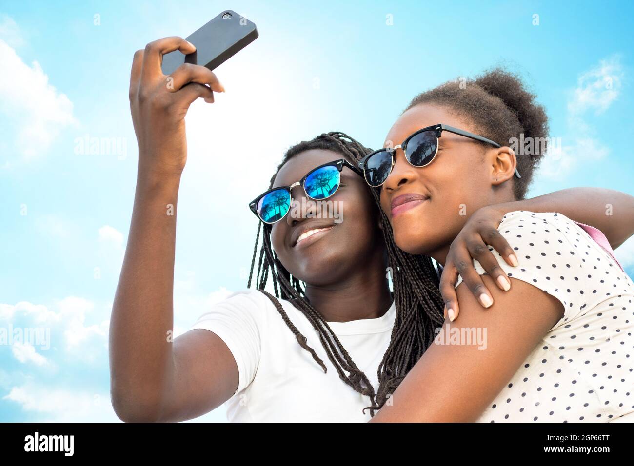 African american teen girls hi-res stock photography and images - Alamy