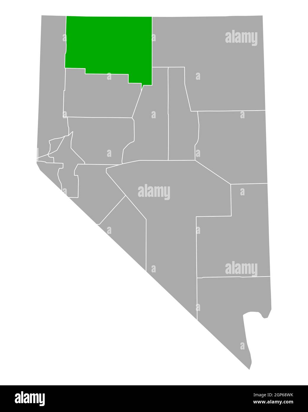 Humboldt county nevada map Cut Out Stock Images & Pictures Alamy