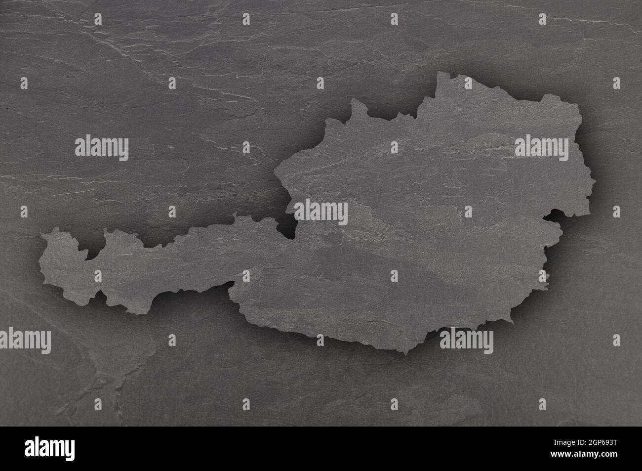 Map austria shadow hi-res stock photography and images - Alamy