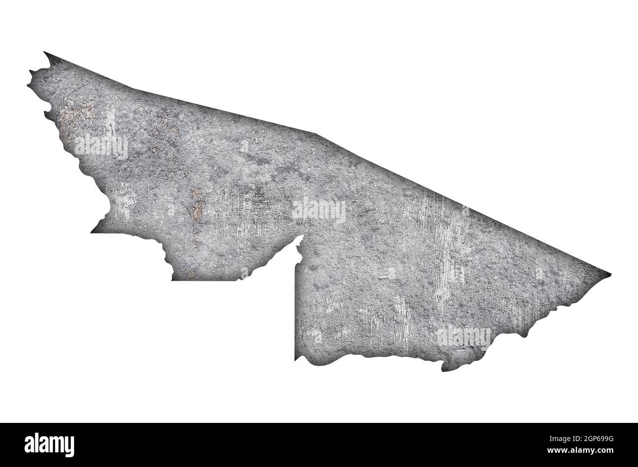 Map of Acre on weathered concrete Stock Photo - Alamy