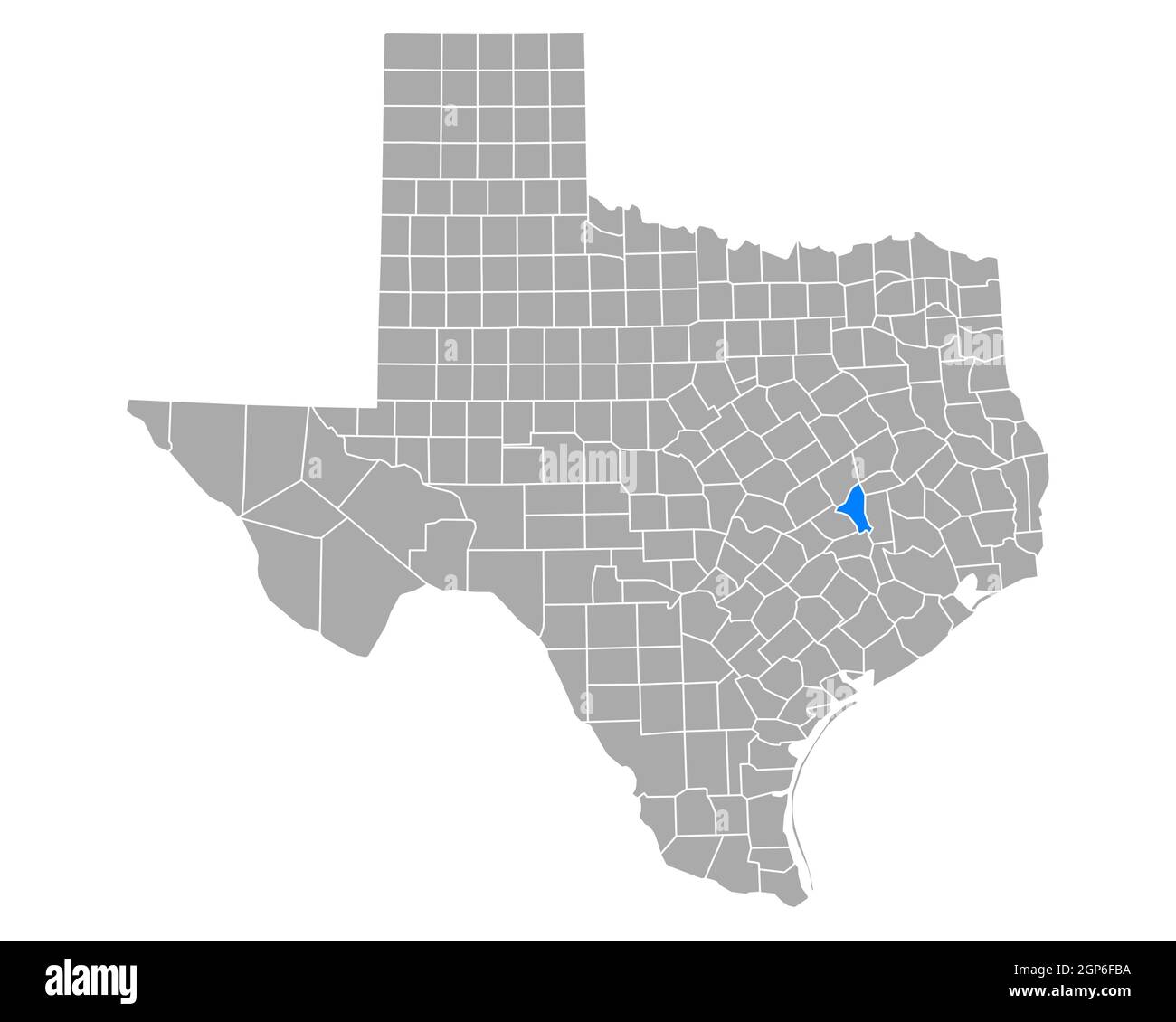 Map of Brazos in Texas Stock Photo - Alamy