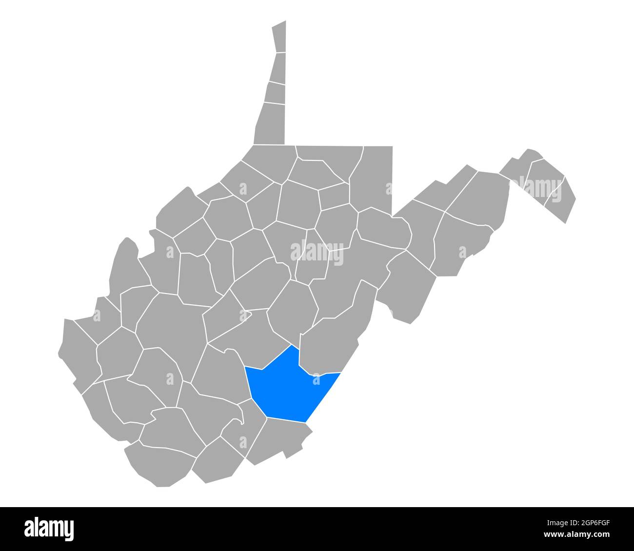 Map Of Greenbrier County Wv Map Of Greenbrier In West Virginia Stock Photo - Alamy