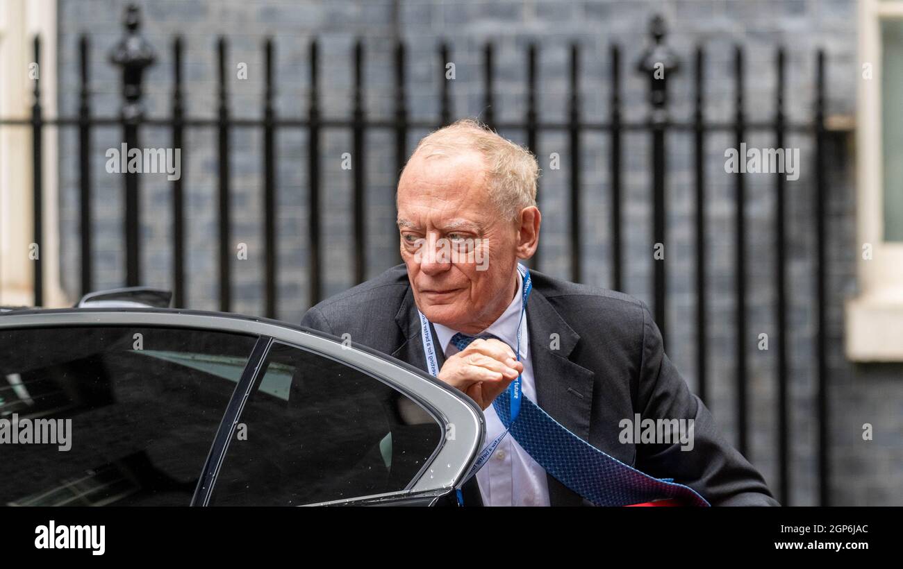 London, UK. 28th Sep, 2021. Lord Grimstone of Boscobel Kt Minister for Investment, in Downing Street, Credit: Ian Davidson/Alamy Live News Stock Photo