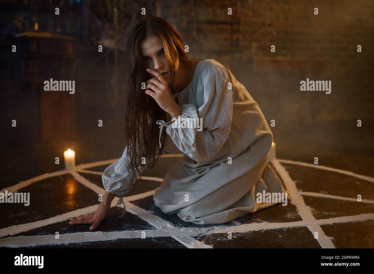 Ritual circle sitting hi-res stock photography and images - Alamy