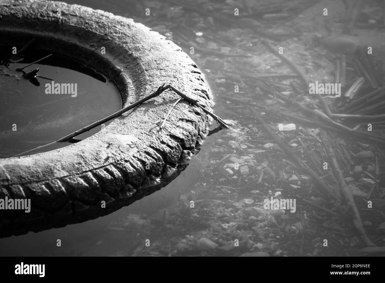 Environmental pollution Black and White Stock Photos & Images - Alamy