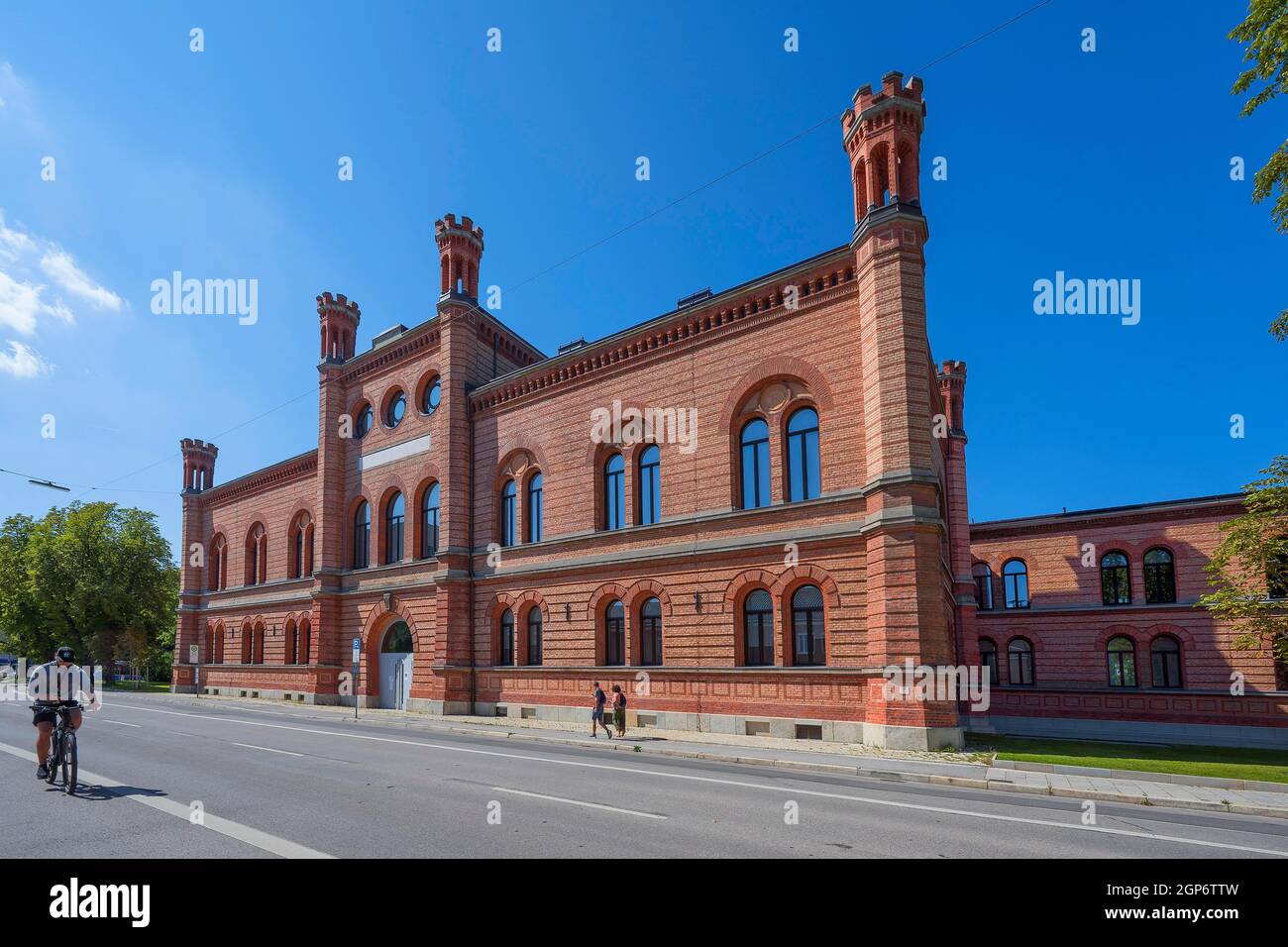 Zeughaus (1861-1865) formerly Bavarian Army Museum, since 2019 seat of the Faculty of Design, Lothstrasse 17, Munich, Upper Bavaria, Bavaria, Germany Stock Photo