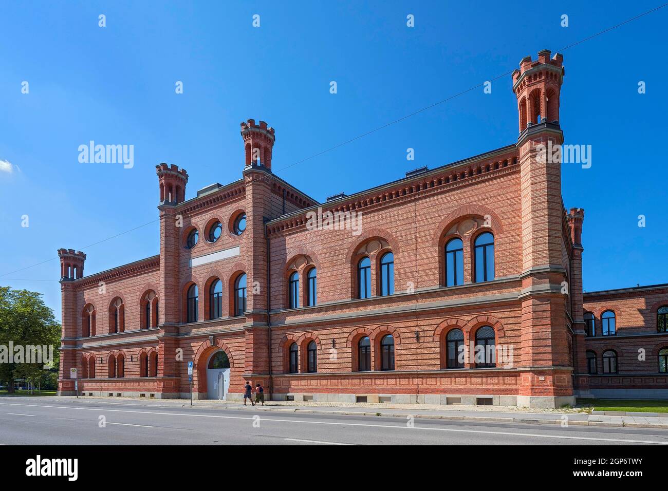 Zeughaus (1861-1865) formerly Bavarian Army Museum, since 2019 seat of the Faculty of Design, Lothstrasse 17, Munich, Upper Bavaria, Bavaria, Germany Stock Photo